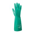 Showa Unisex Indoor & Outdoor Nitrile Chemical Gloves; Green - Medium 7802986